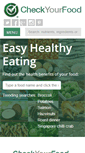 Mobile Screenshot of checkyourfood.com